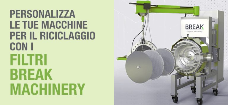 Personalizza le tue macchine per il riciclaggio con i filtri Break Machinery