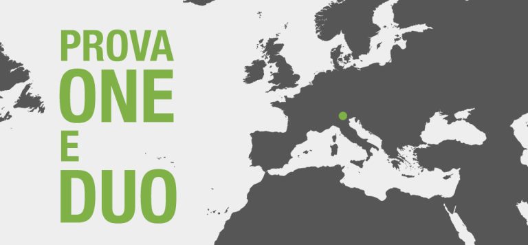 Prova ONE e DUO nella nostra sede italiana
