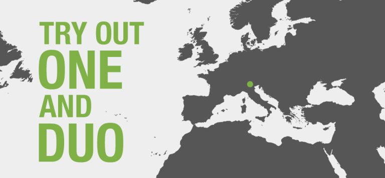 Try out ONE and DUO in our Italian headquarters