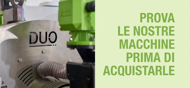 Prova le nostre macchine prima di acquistarle