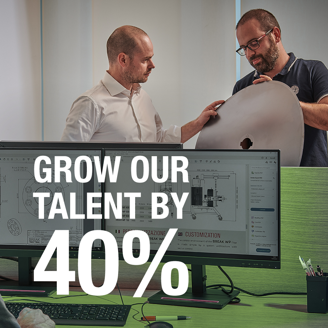 4 Grow our talent by 40 %