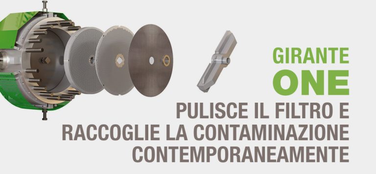 Girante ONE: pulisce il filtro e raccoglie la contaminazione contemporaneamente