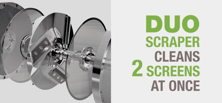 DUO scraper: cleans 2 screens at once
