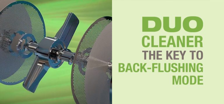 DUO cleaner: the key to back-flushing mode