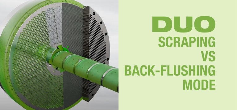 DUO Scraping vs Back-flushing mode