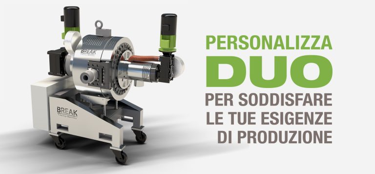 Personalizza DUO per soddisfare le tue esigenze di produzione