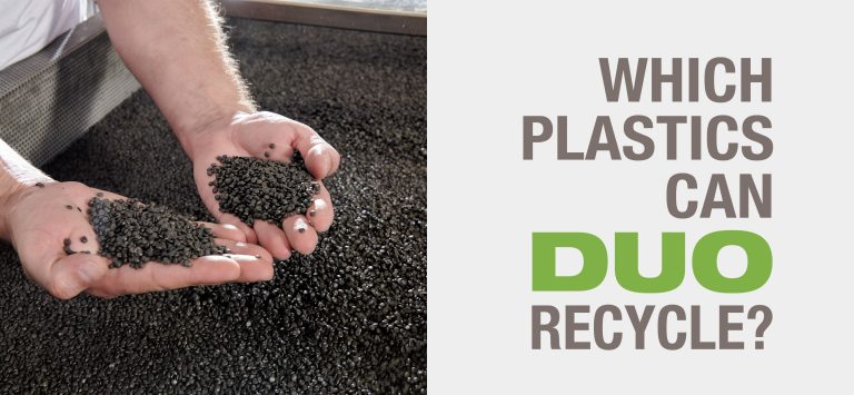 Which plastics can DUO recycle?