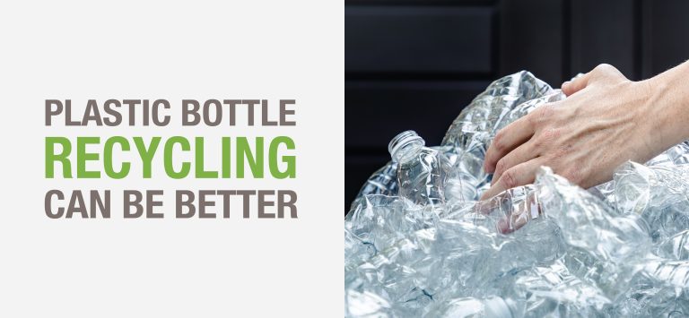 Plastic bottle recycling can be better