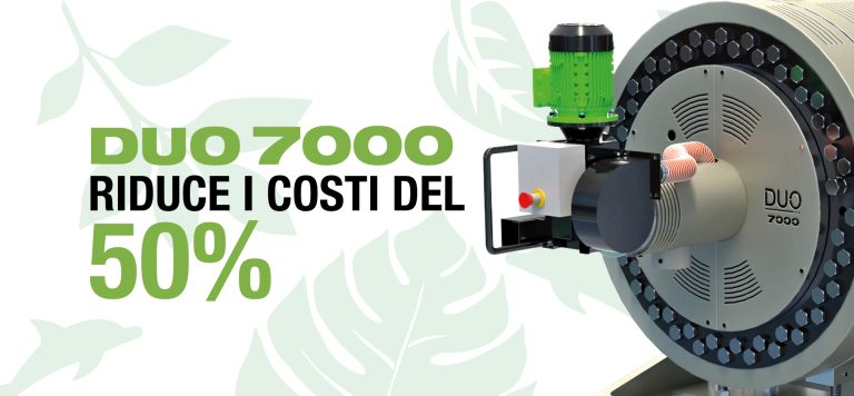 DUO 7000 riduce i costi del 50% sostituendo più cambiafiltri di dimensioni ridotte